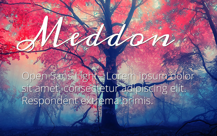meddon-open-sans-light